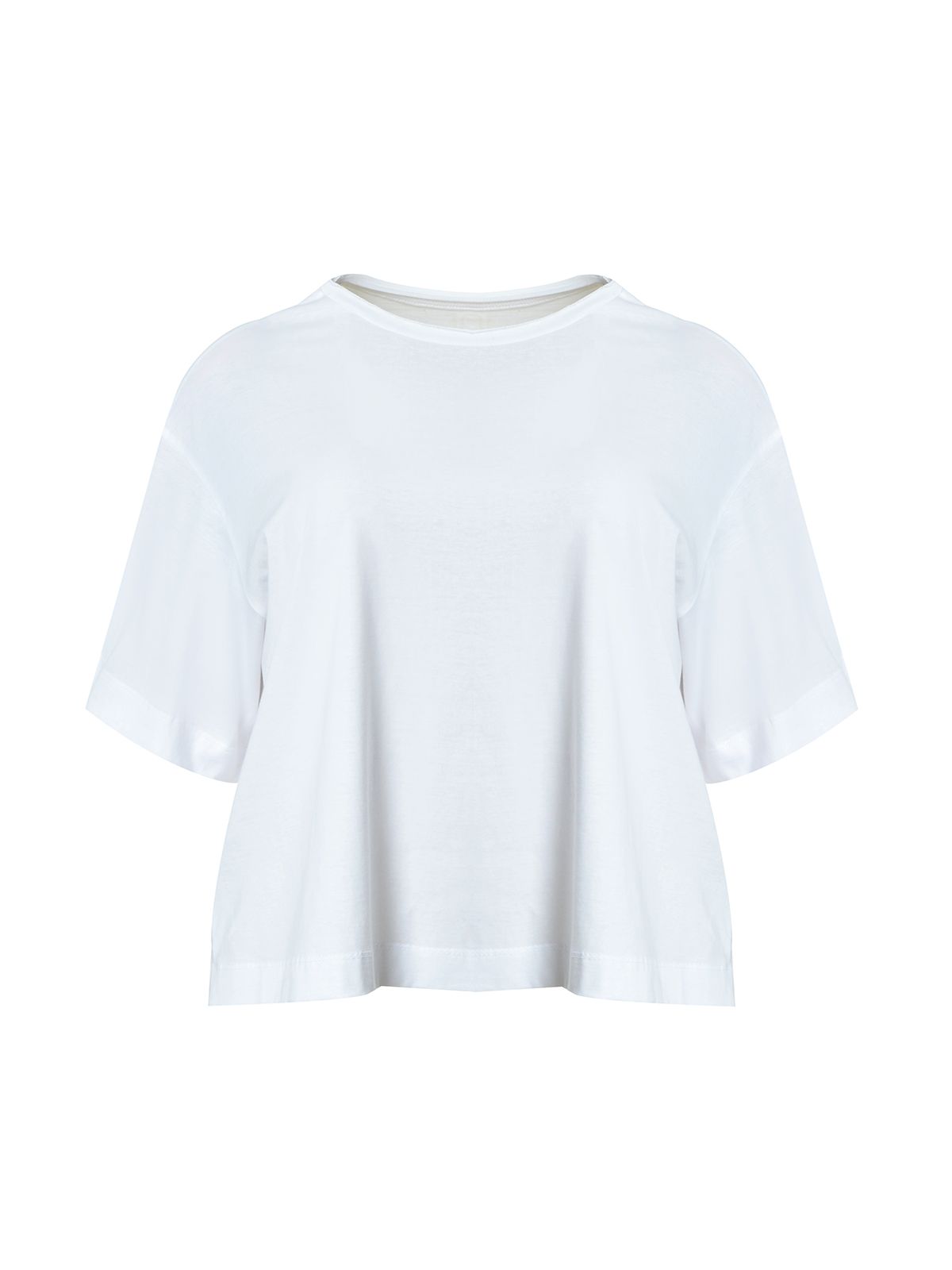 Relaxed fit basic cotton t-shirt
