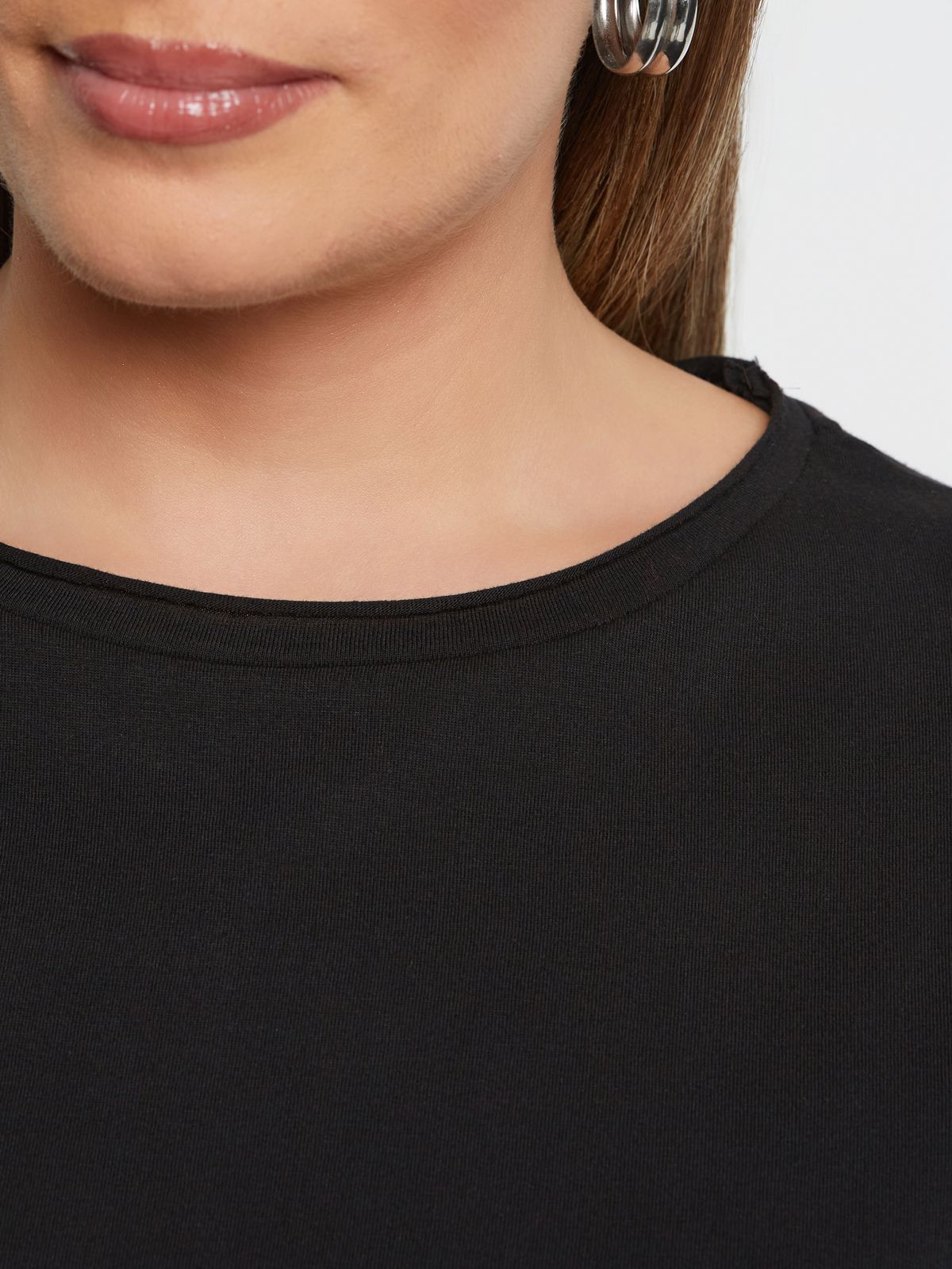 Relaxed fit basic cotton t-shirt