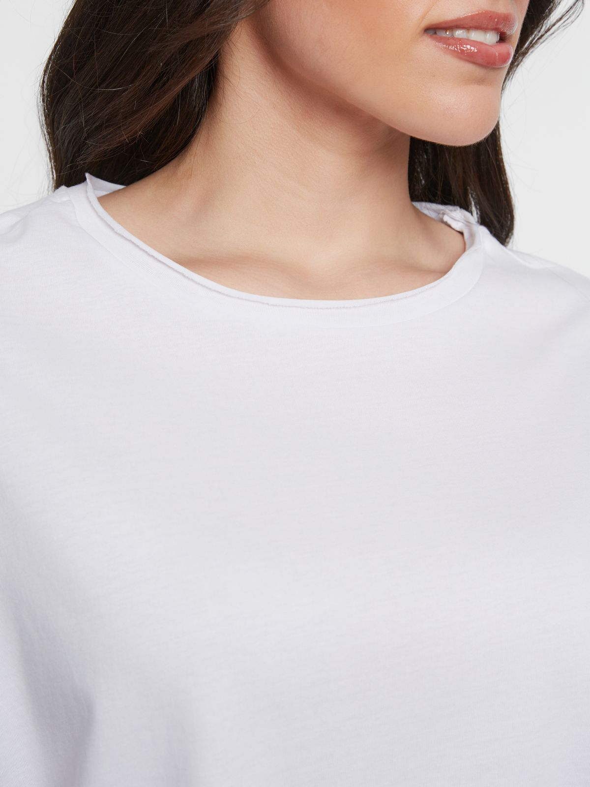 Relaxed fit basic cotton t-shirt