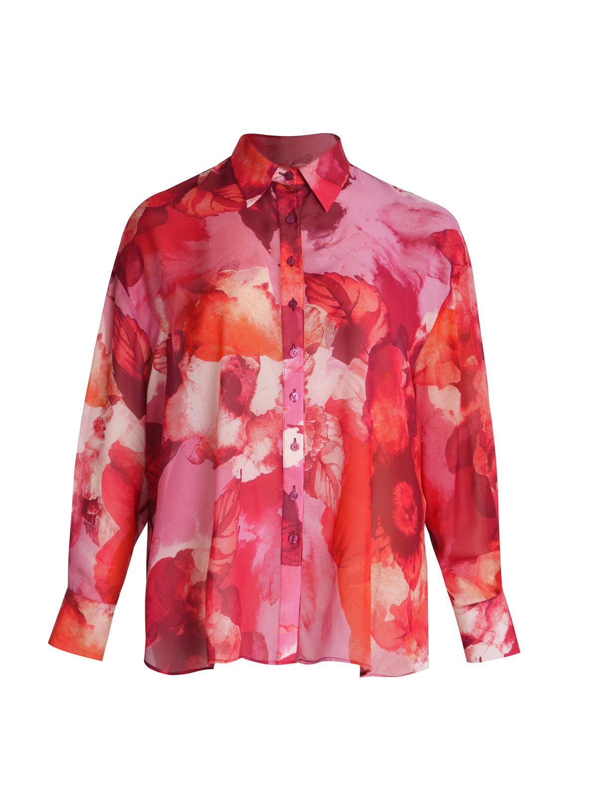 Relaxed shirt in floral print