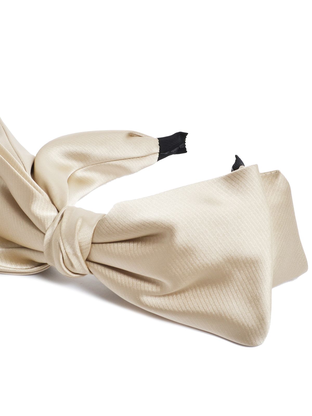 Satin bow headband