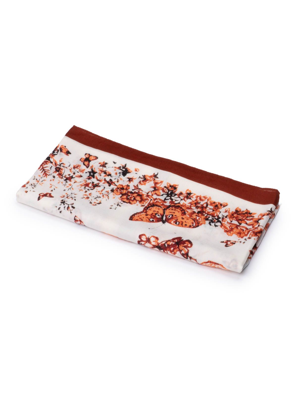 Floral print scarf