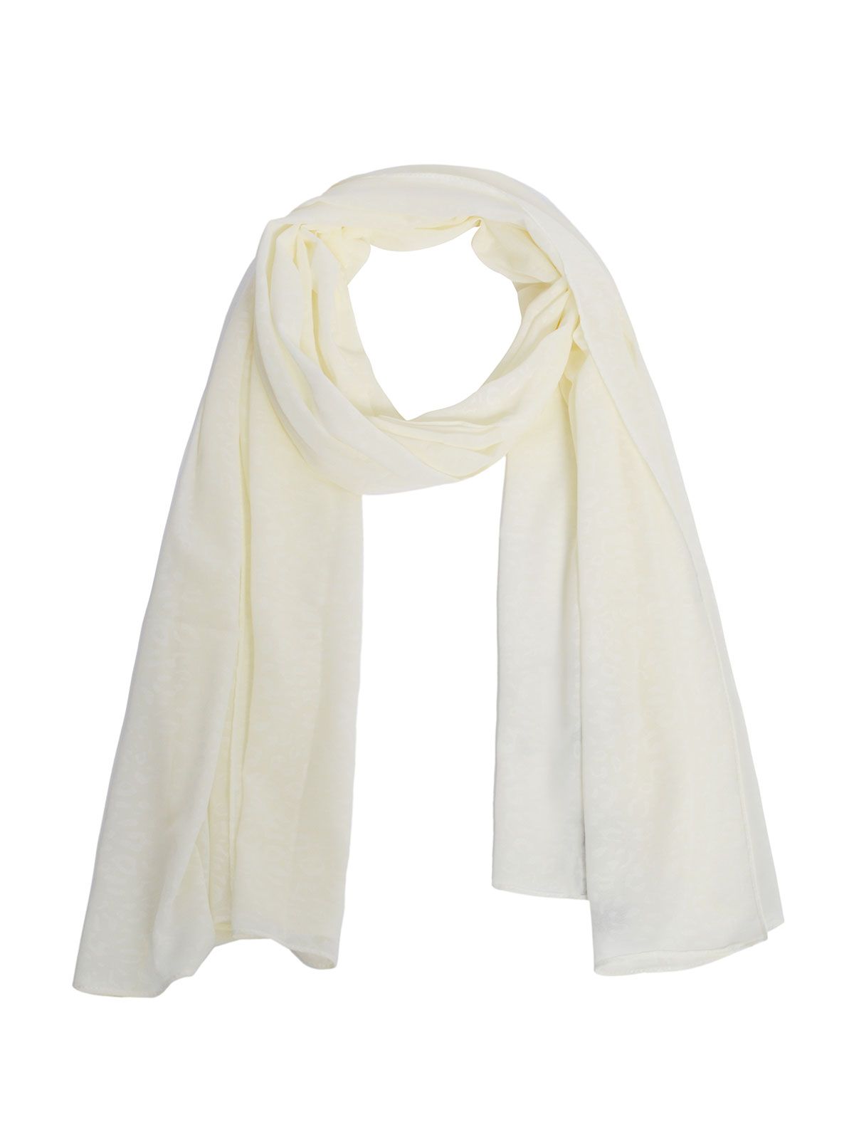 Off-white animal motif scarf