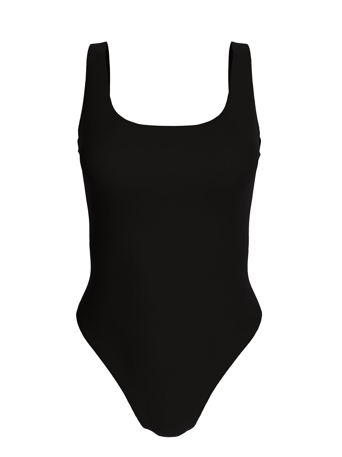 Calvin Klein Scoop Back Swimsuit - CK Icon Black
