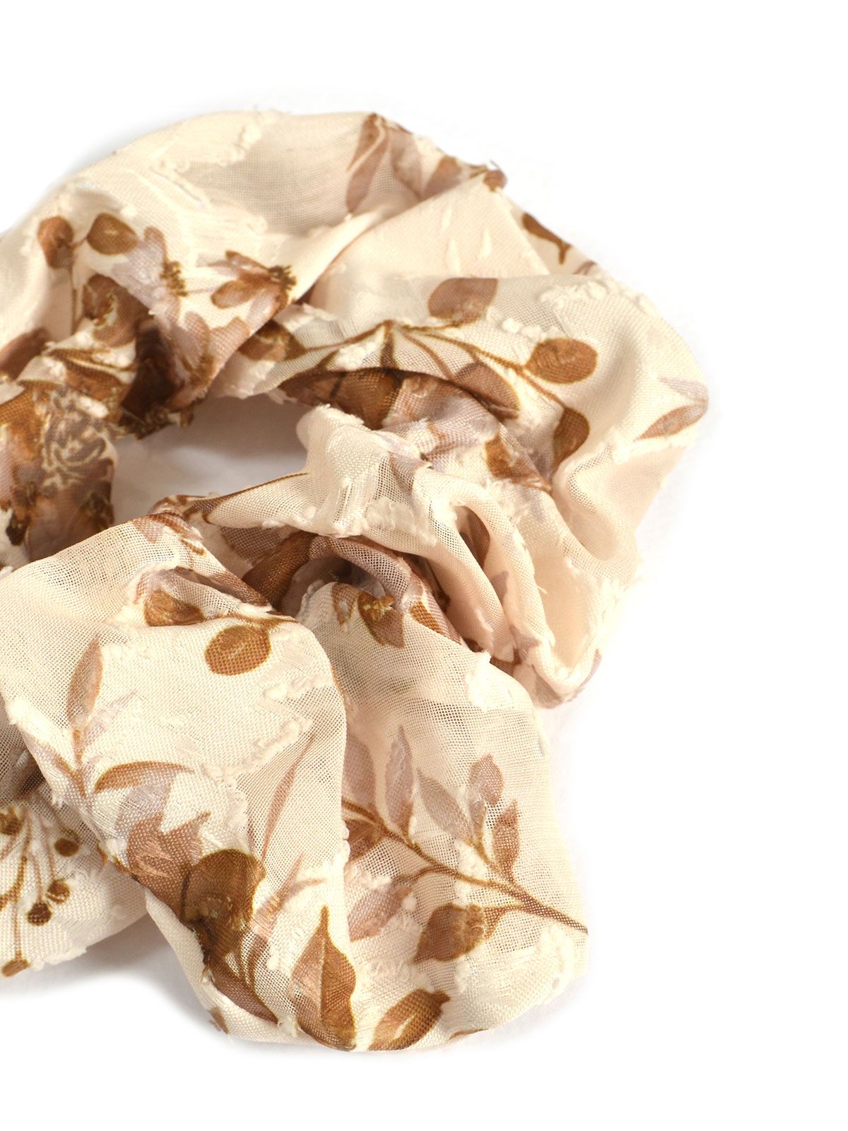 Floral scrunchie