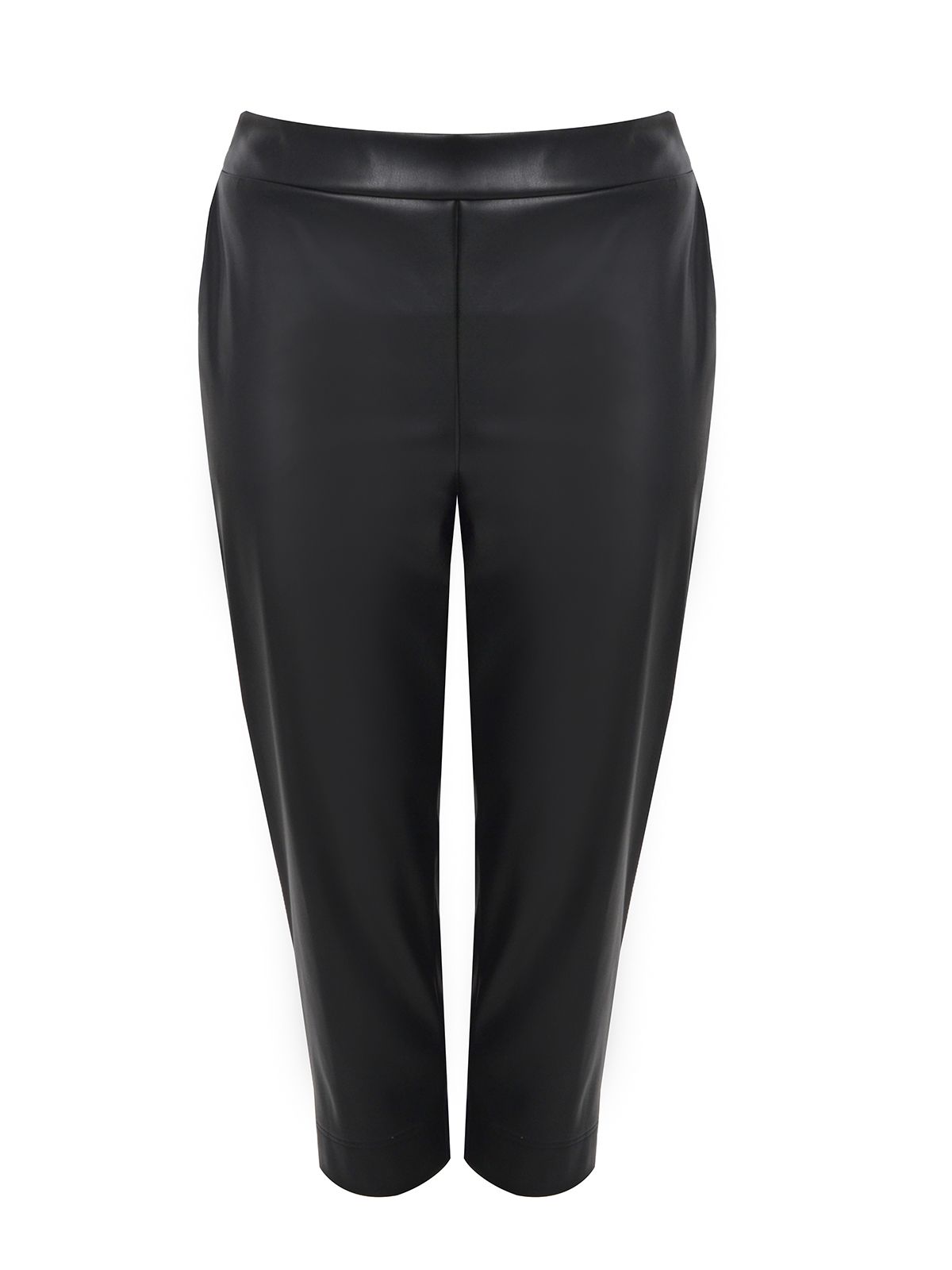 Slim faux leather pants