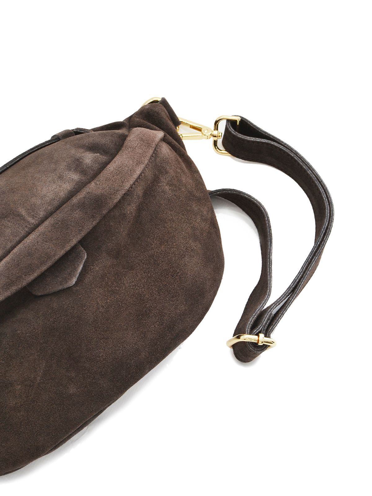 Soft suede belt bag