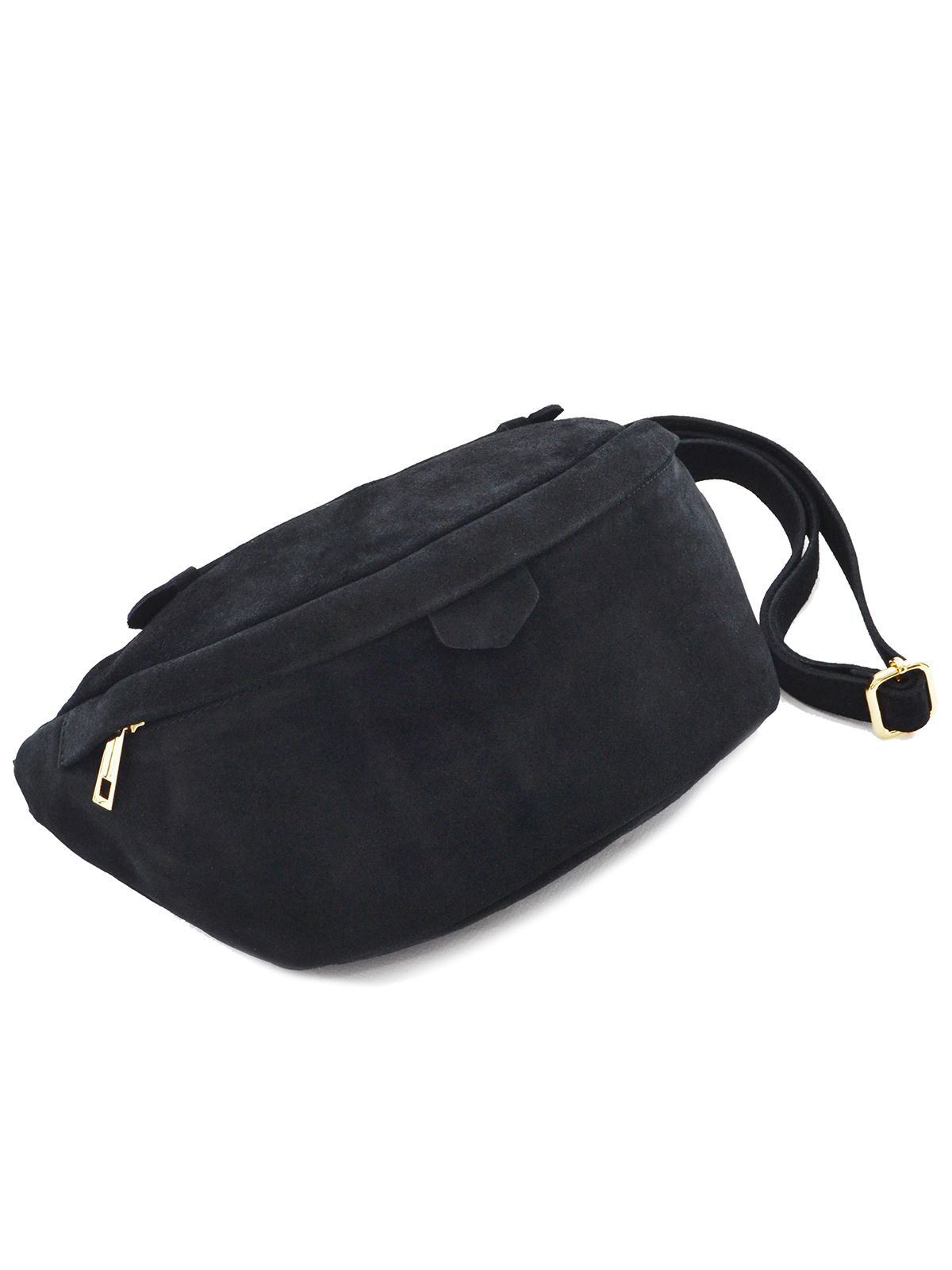 Soft suede belt bag