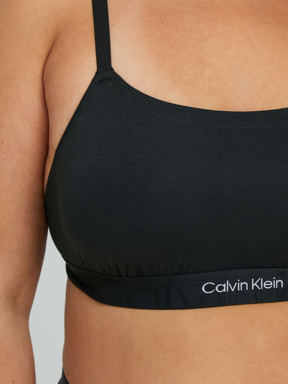 Unlined Black Bralette