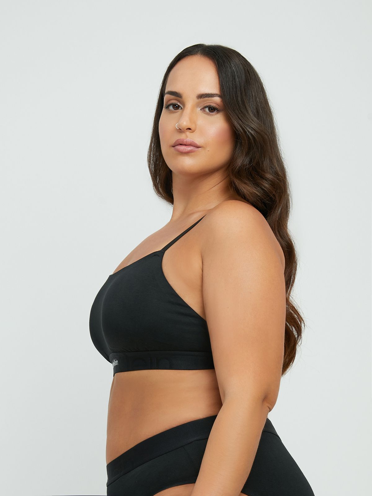 Unlined Black Bralette