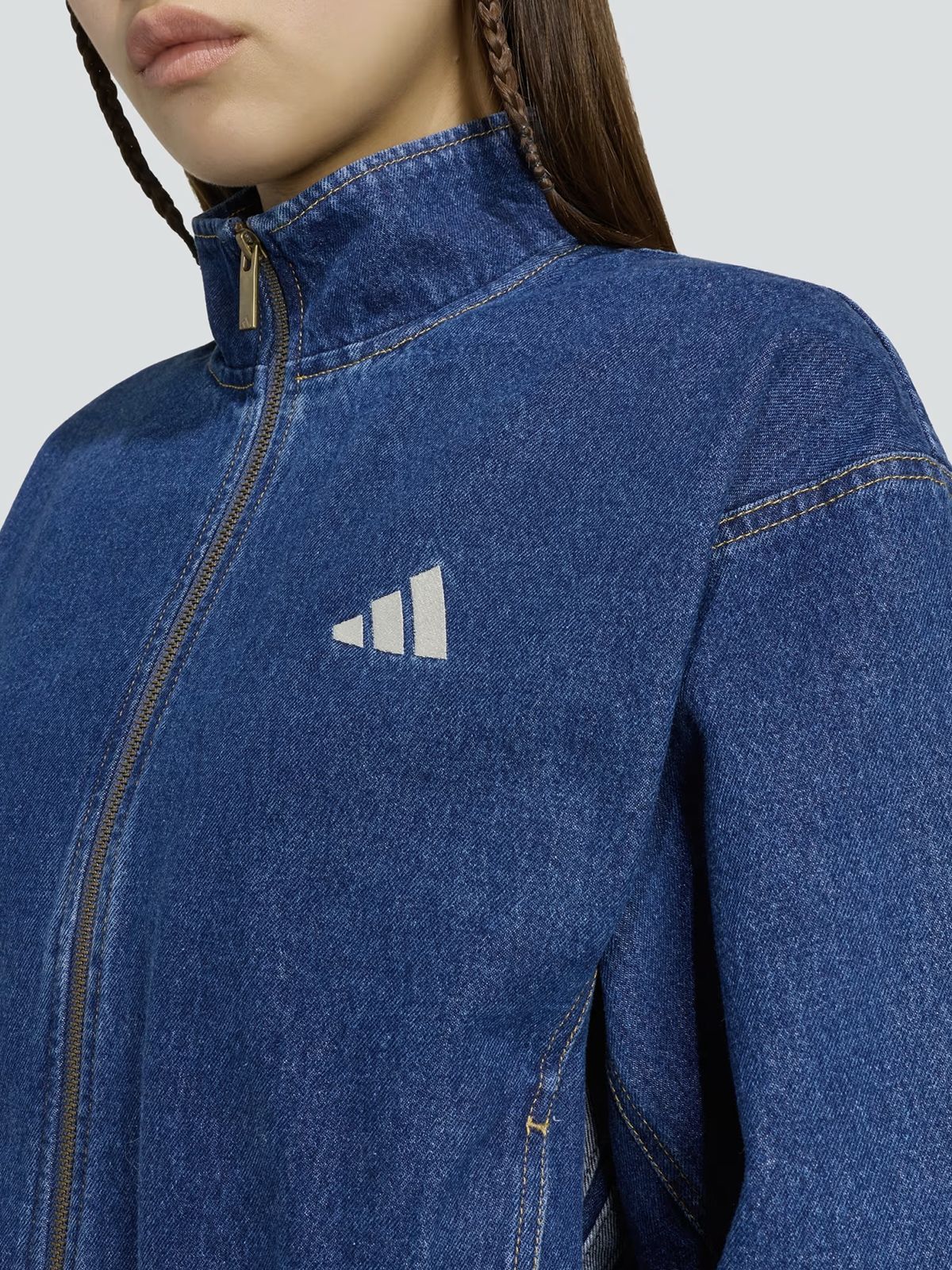 Stadium Washed Denim Loose Fit Jacket