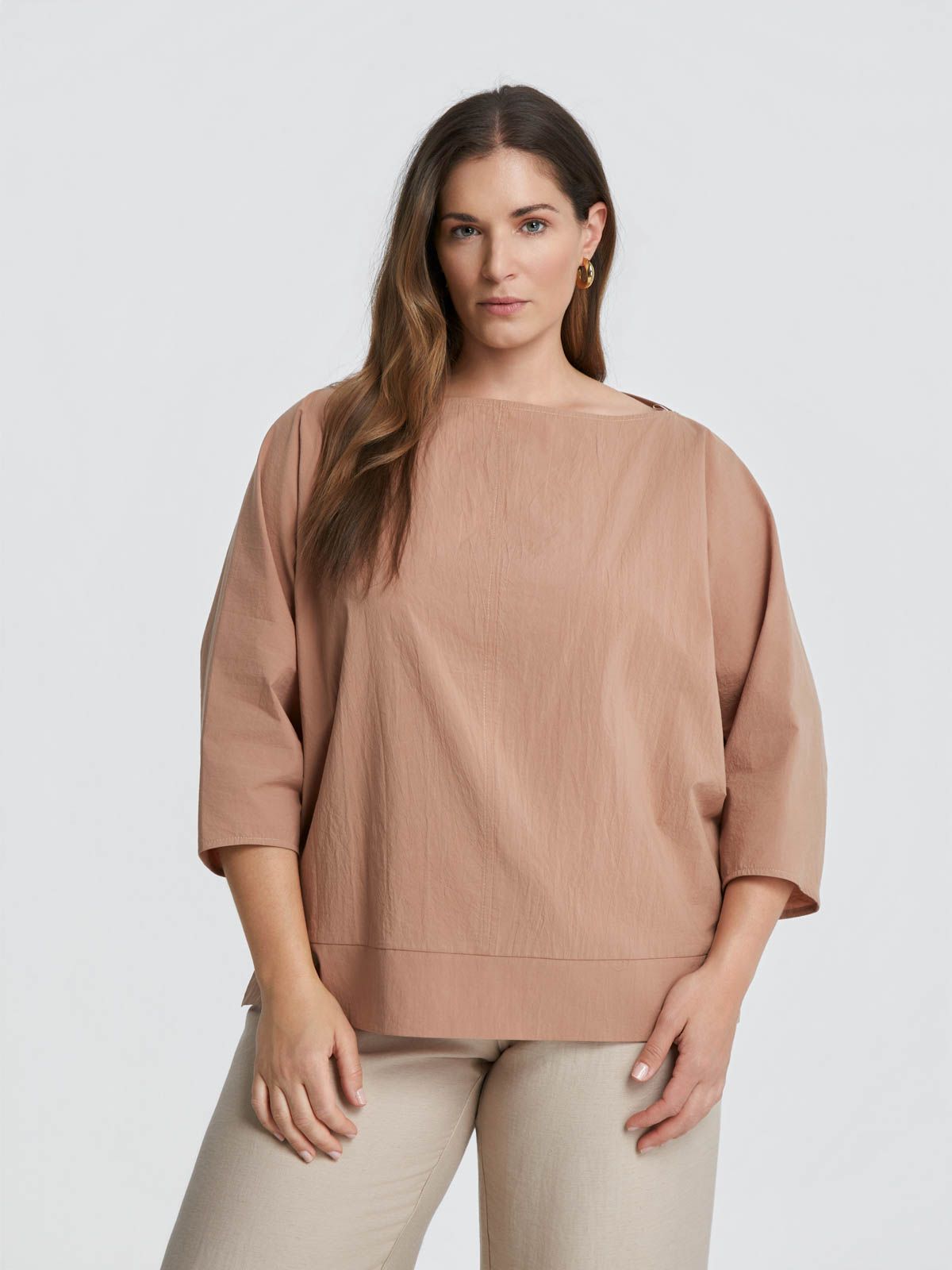 Structured cotton top