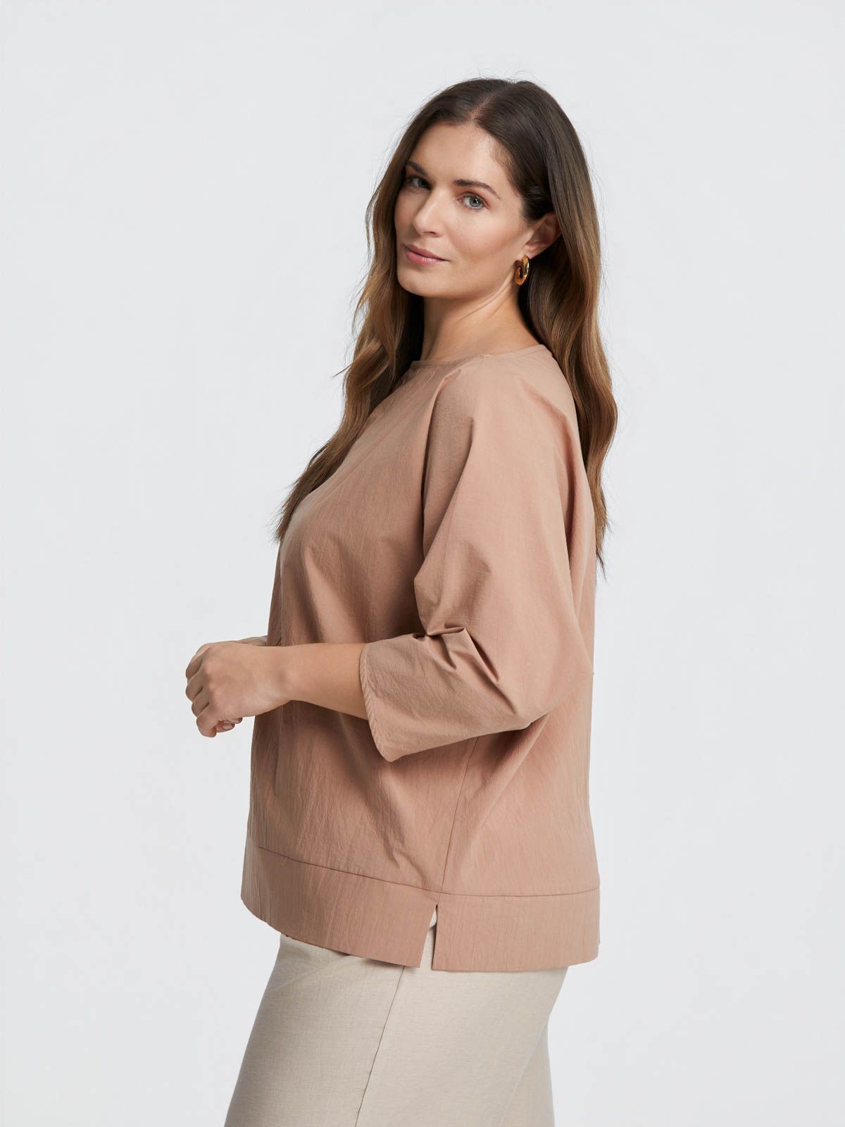 Structured cotton top