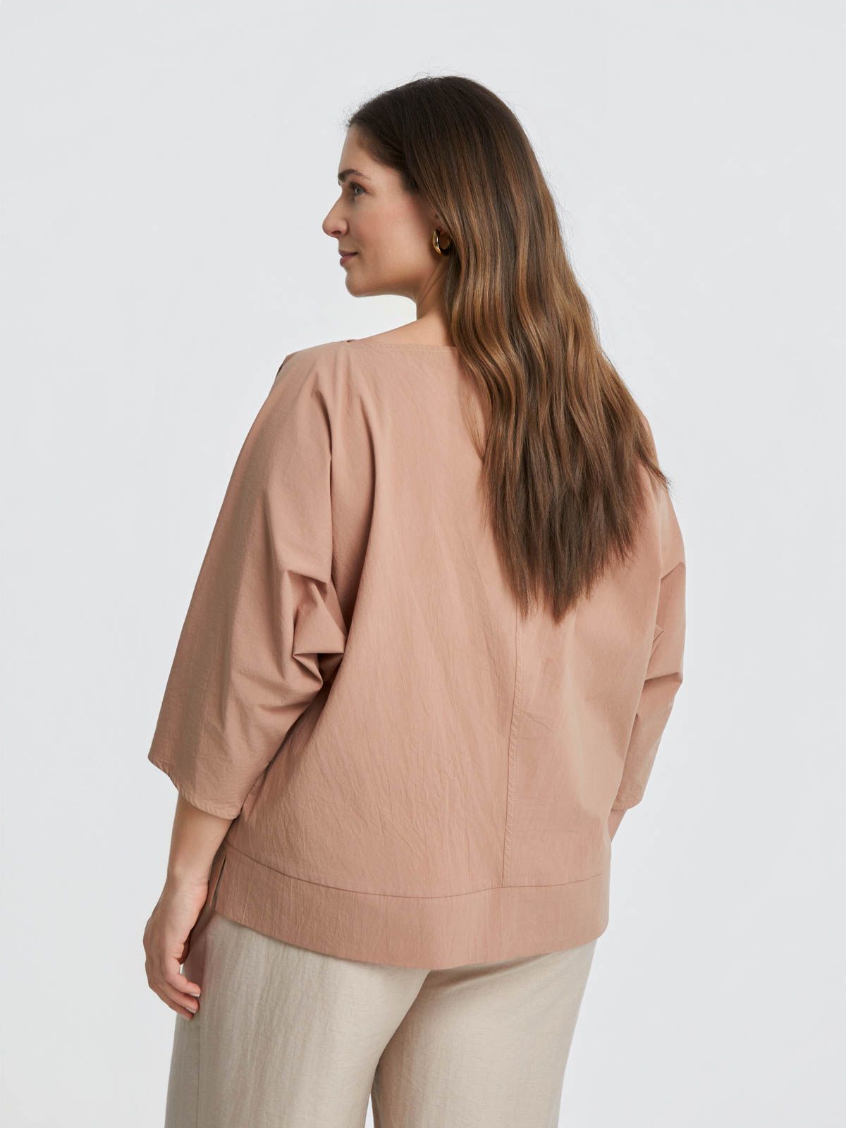 Structured cotton top