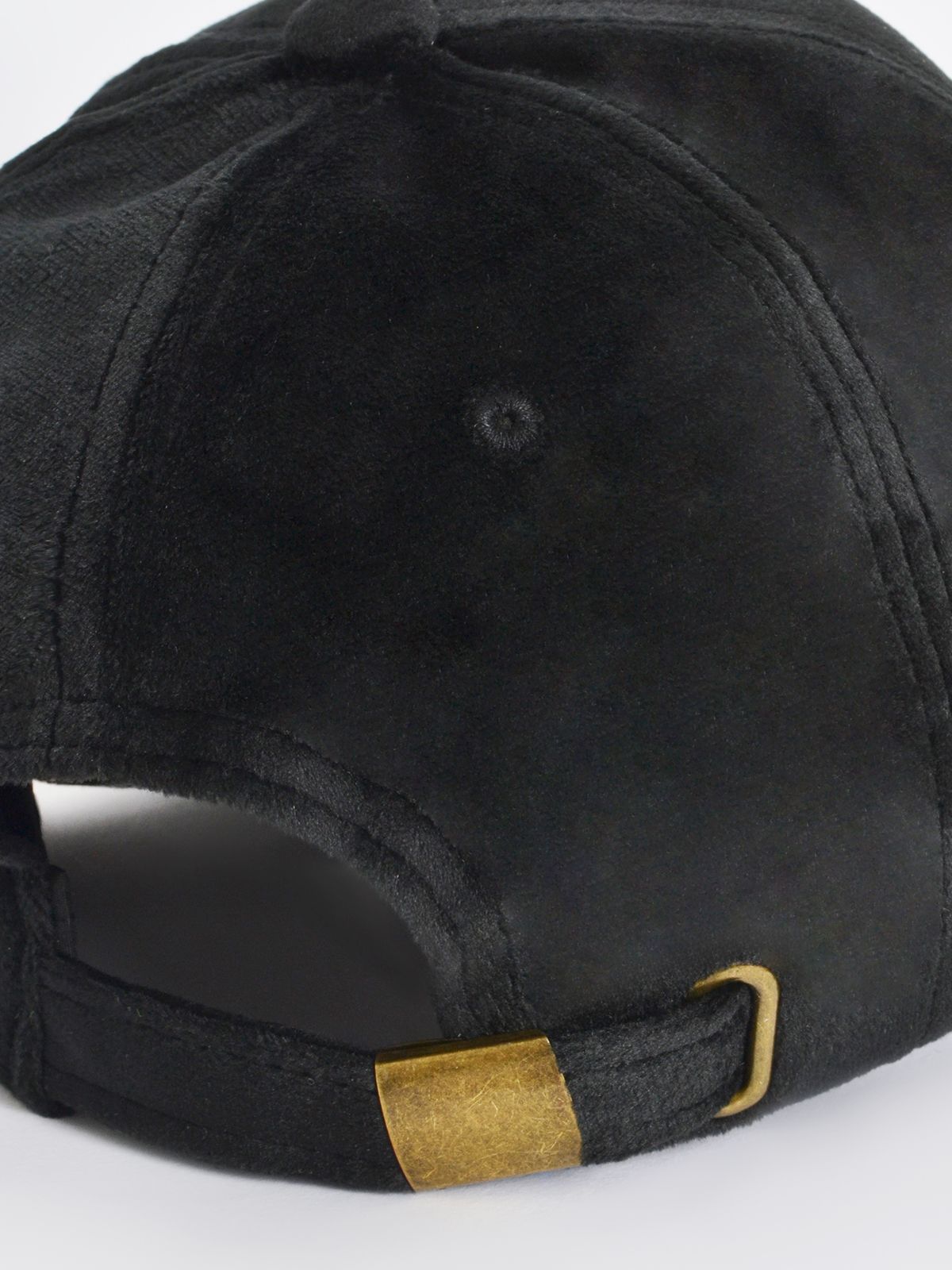 Suede jockey hat