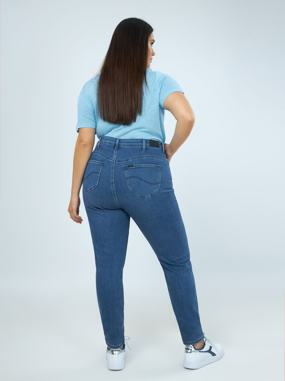 Super High Scarlett Mid Evita Jeans