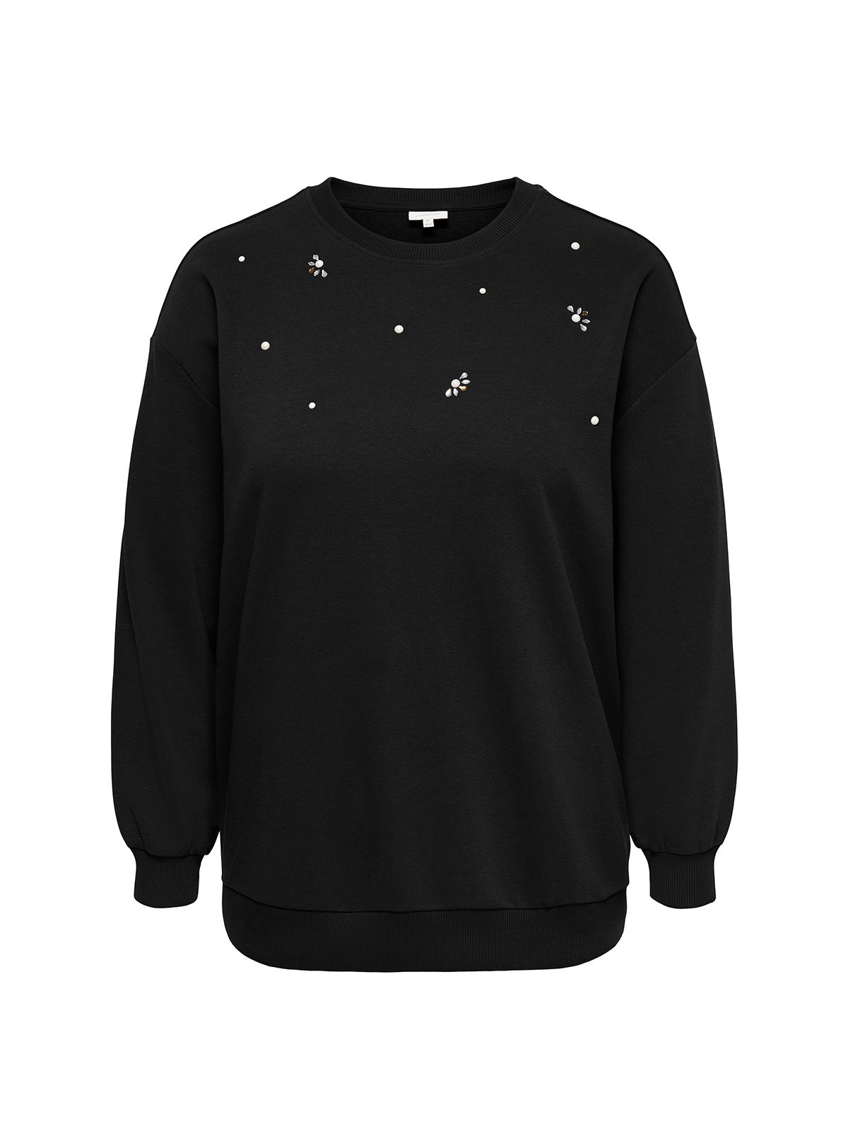 Only Carmakoma Caramber long-sleeve sweatshirt Black