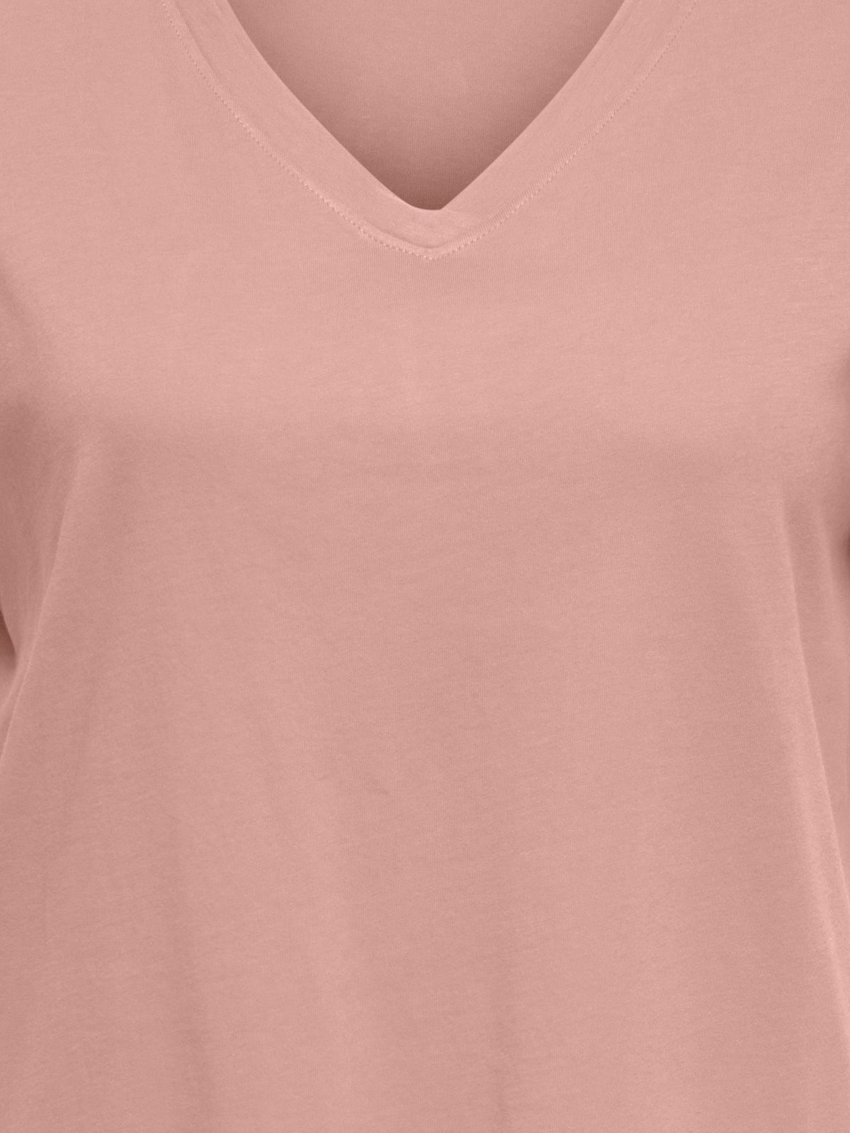 Caralison short-sleeve V-neck tee