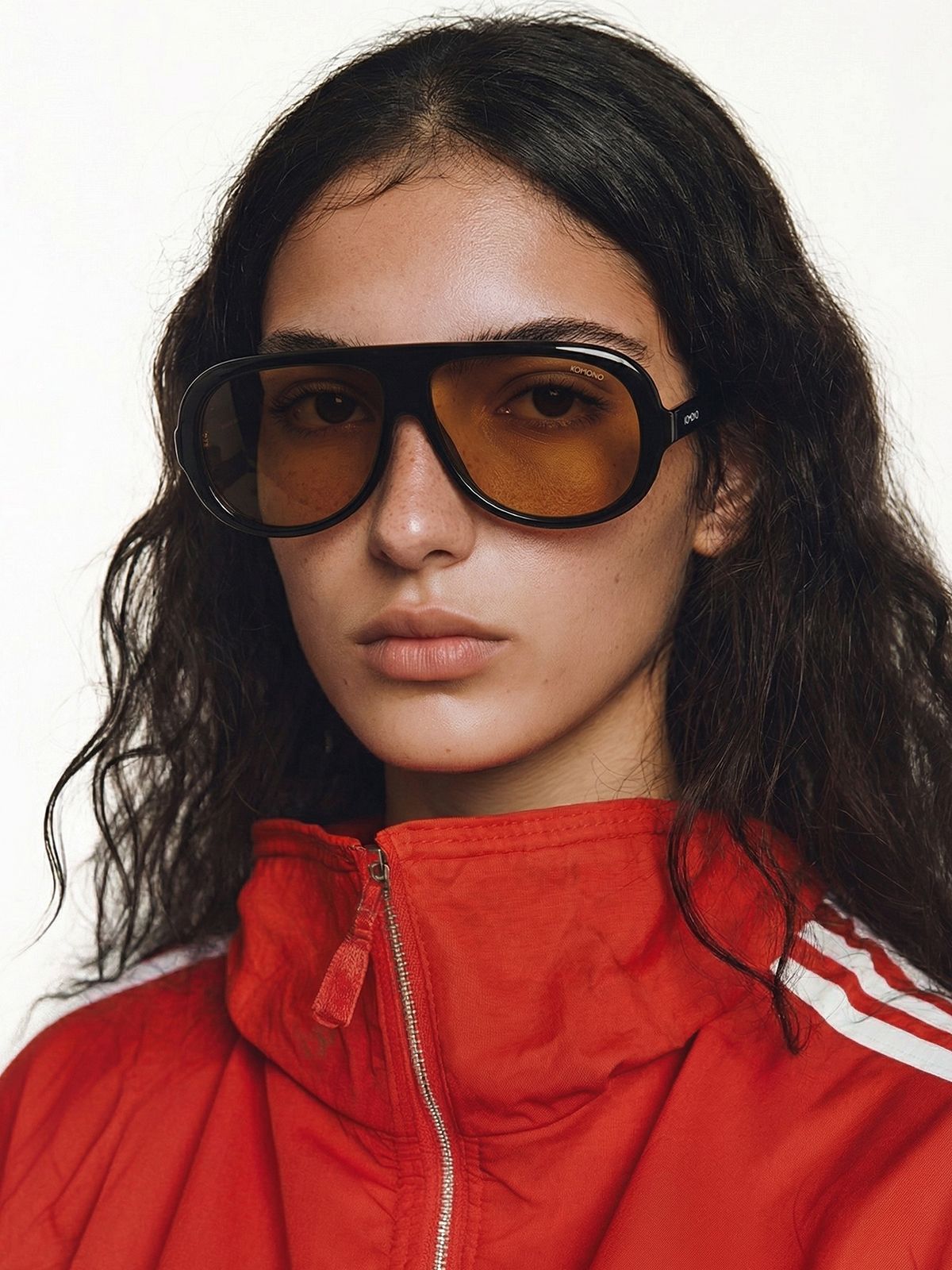 Tate Black Amber Sunglasses