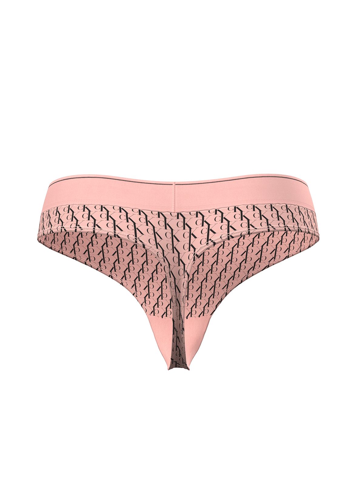 Stretch Thong - Graphic Monogram Microfibre