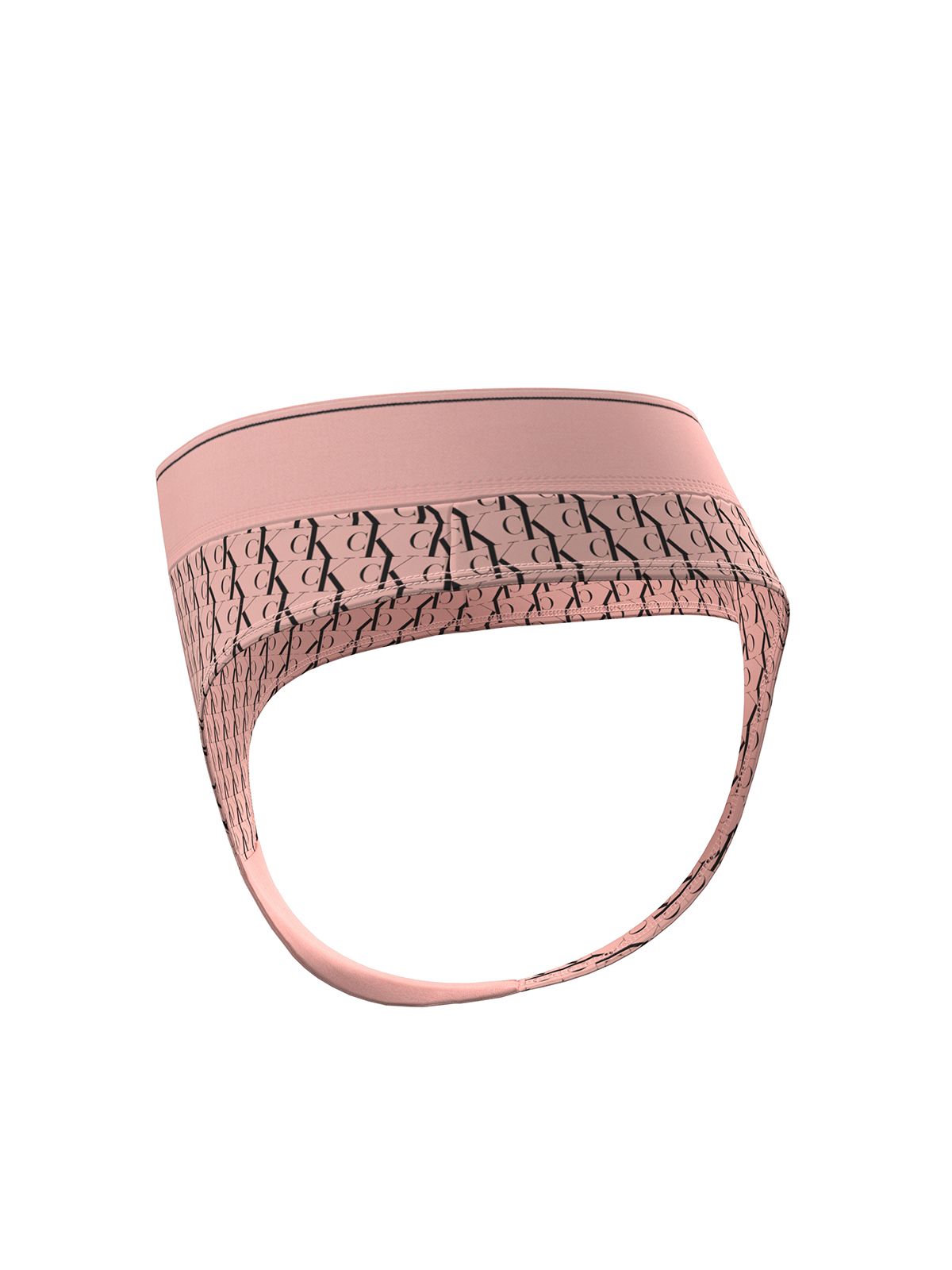 Stretch Thong - Graphic Monogram Microfibre