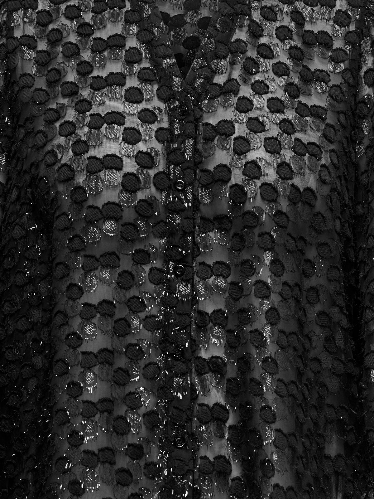 Carvicky V-neck shimmer top