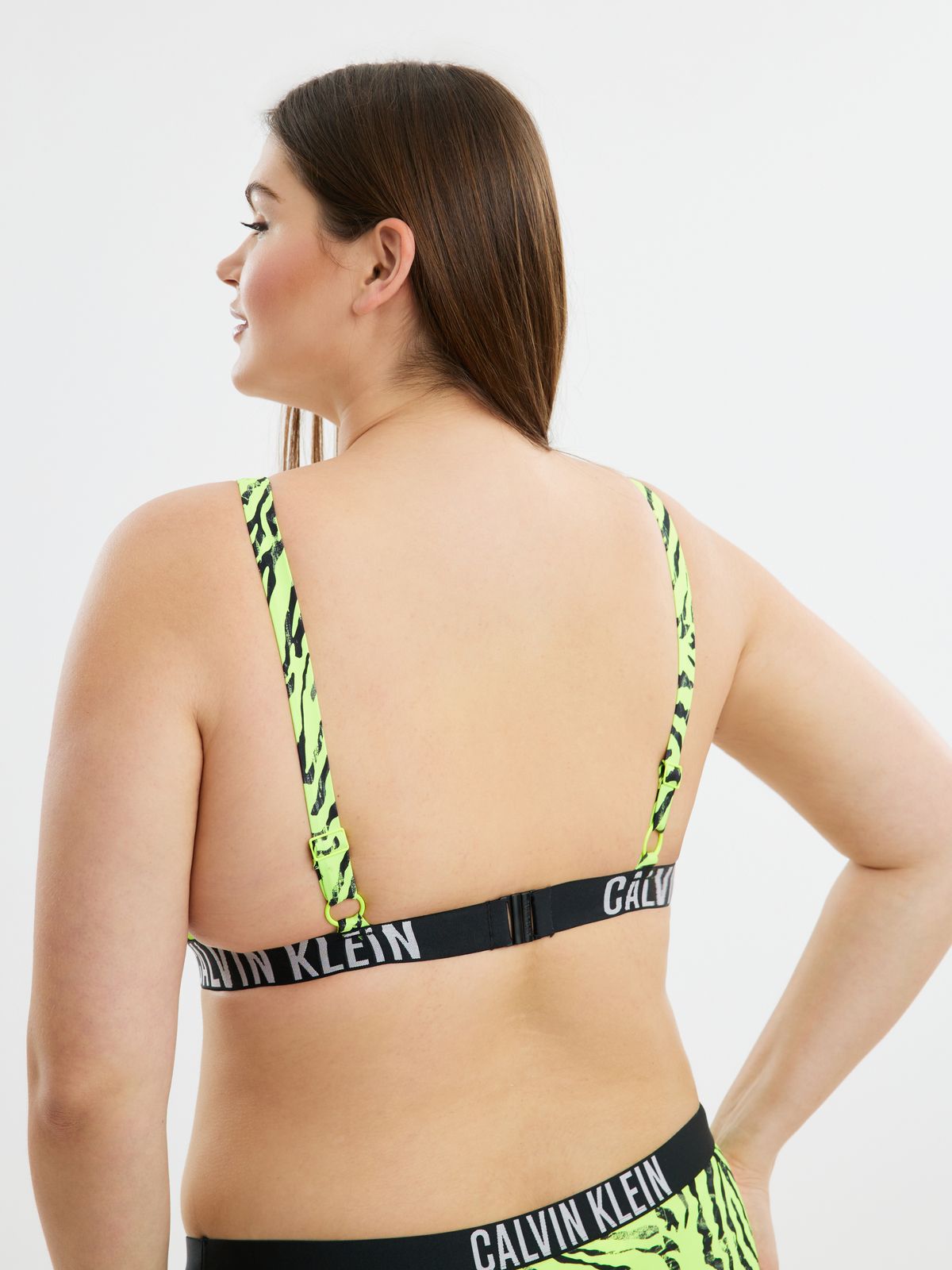 Triangle Bikini Top - Zebra Citrust Burst