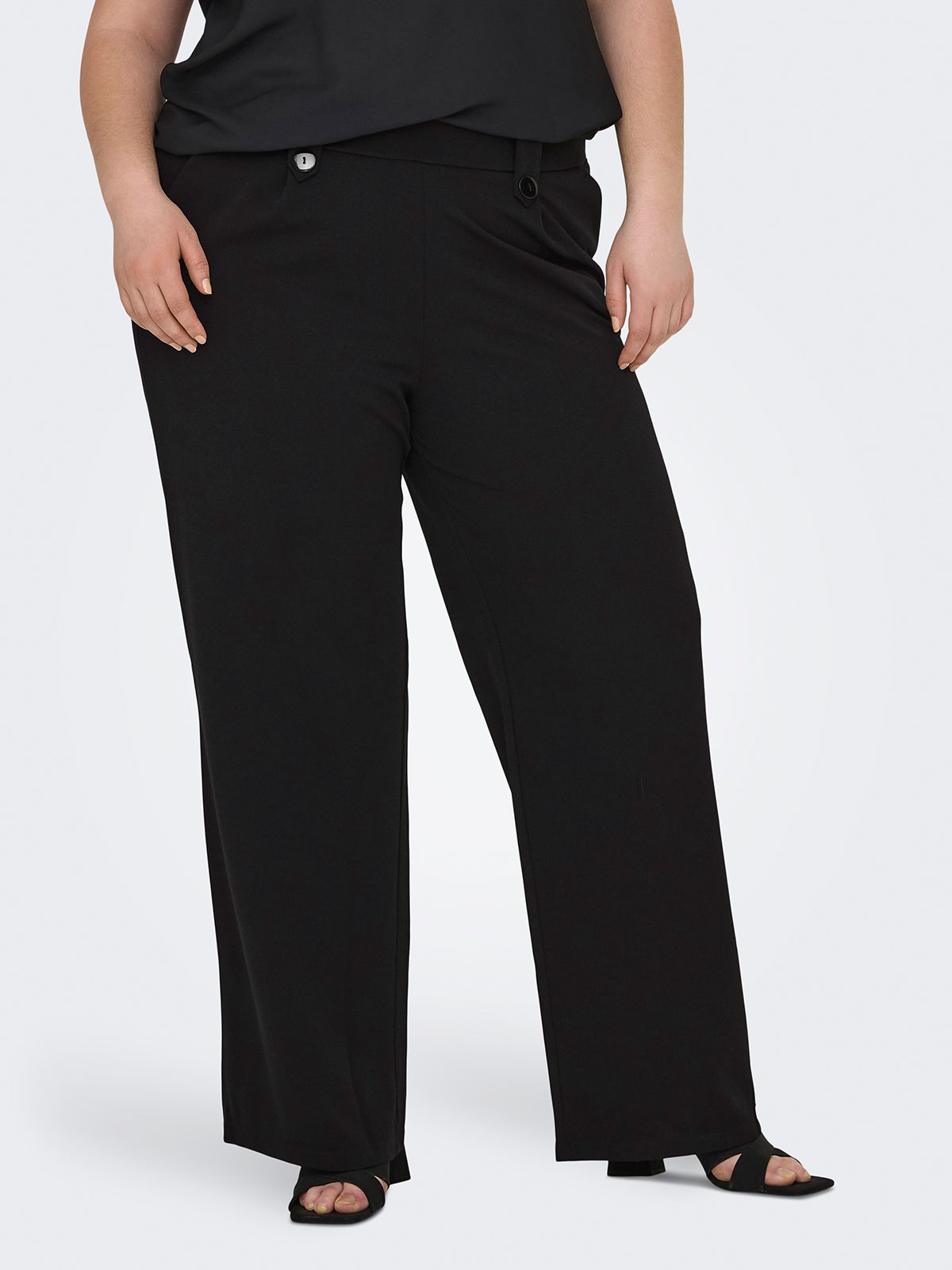 Carsania regular fit wide leg trousers