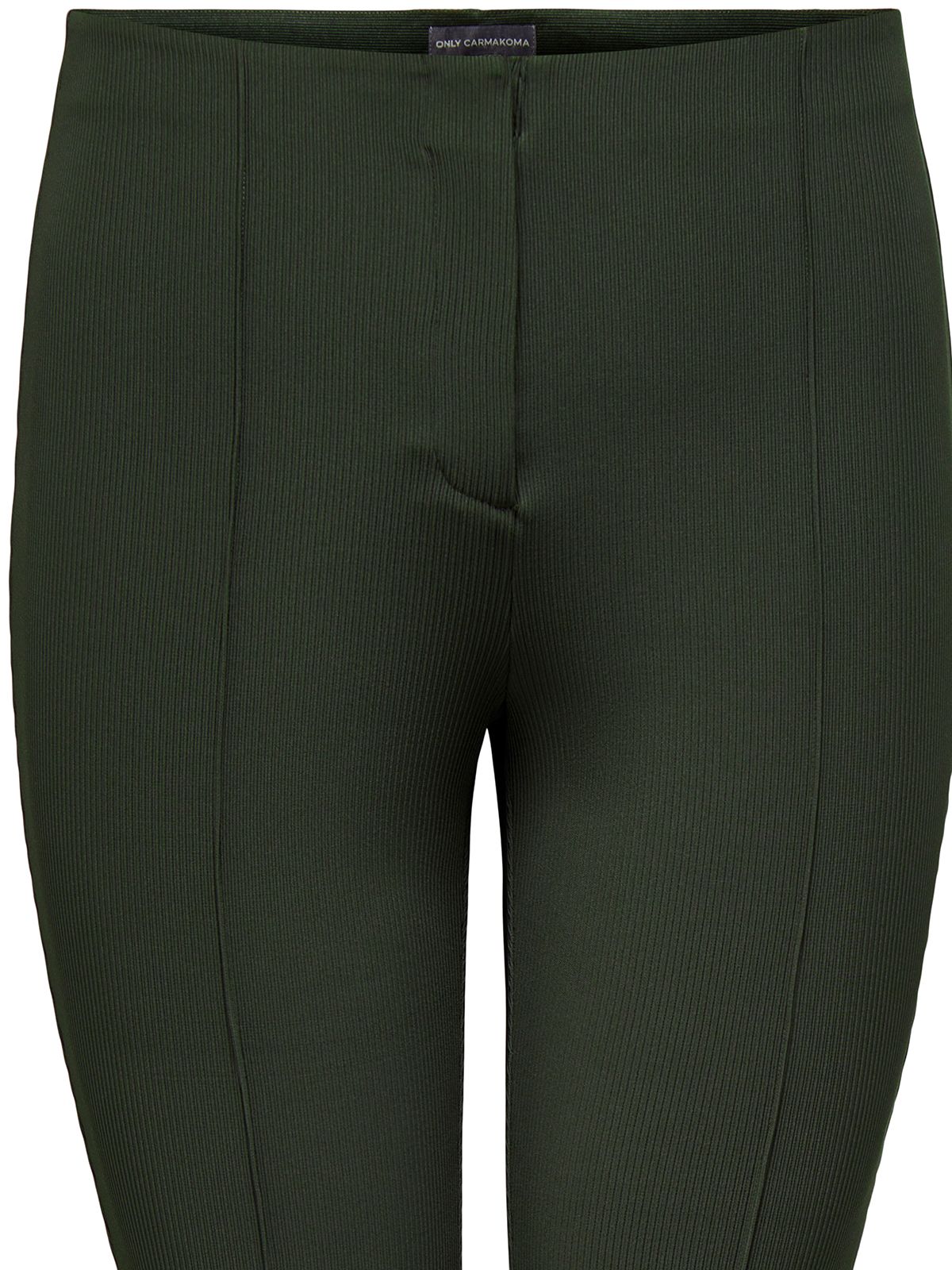 Carsally rib flared pants
