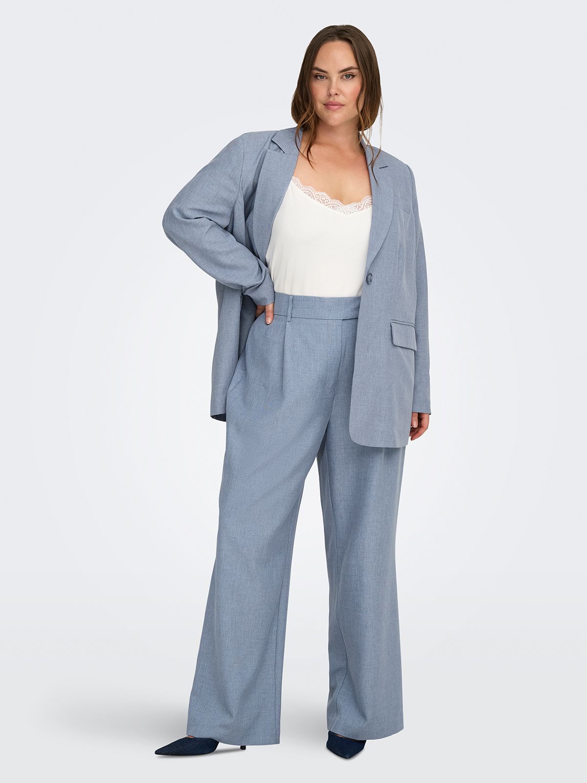 Carlinda straight fit tailored trousers