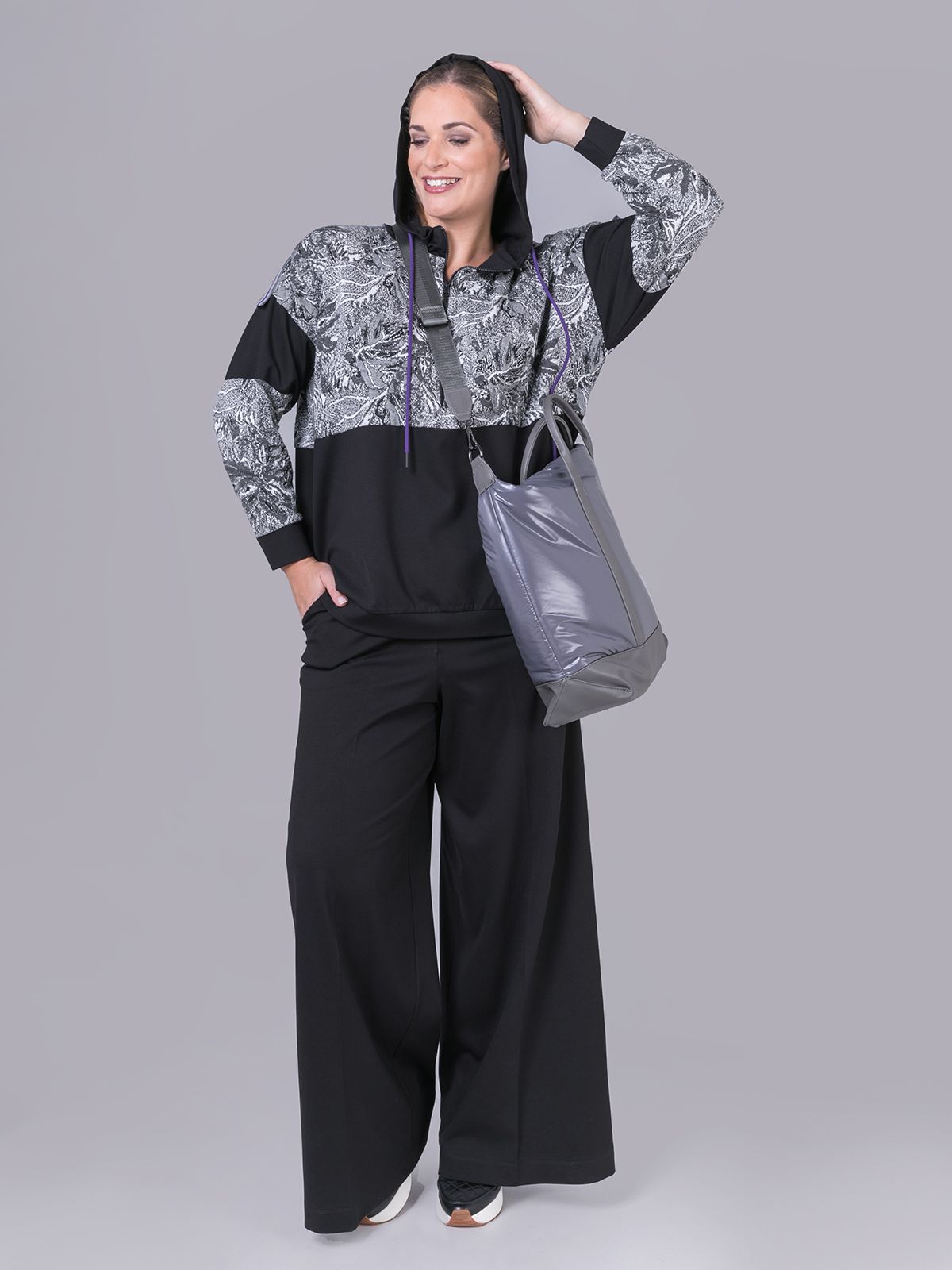 ΤΣΑΝΤΑ ΚΑΠΙΤΟΝΕ SHOPPER GREY