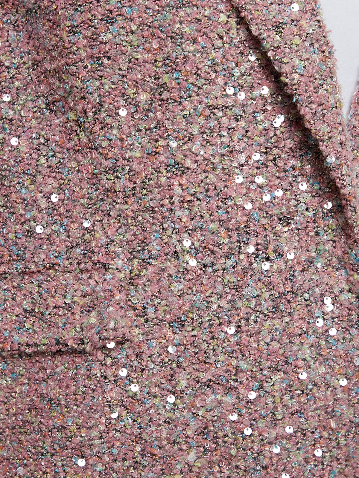 Tweed blazer with sequins