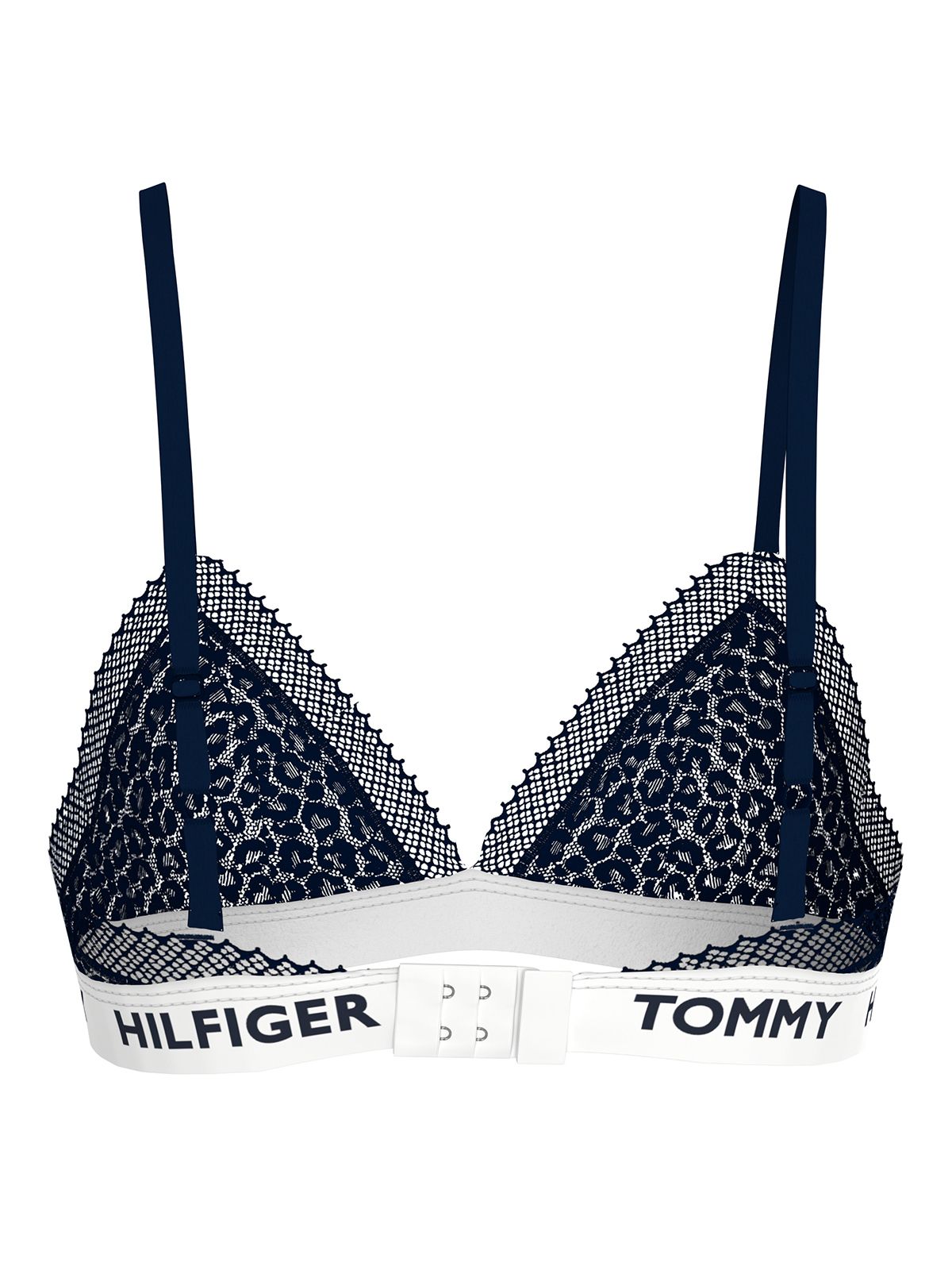 Leopard Lace Unlined Triangle Bra
