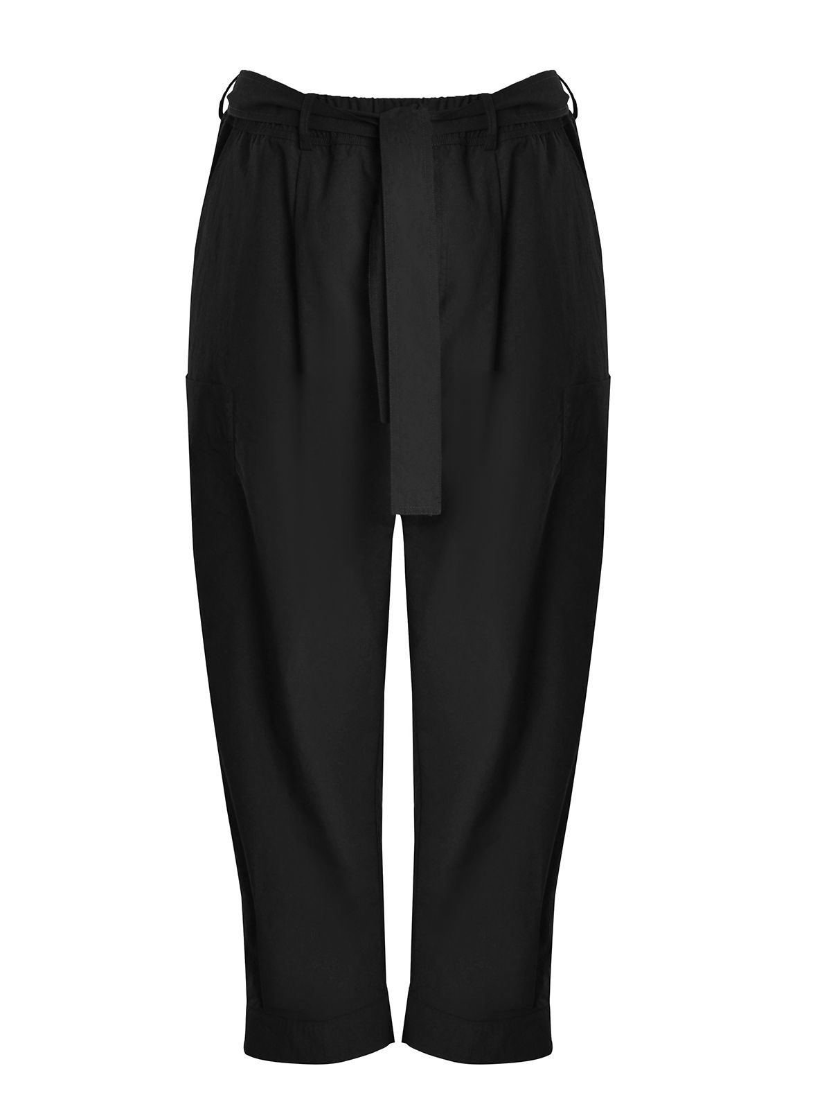 Utility tapered trousers with belt