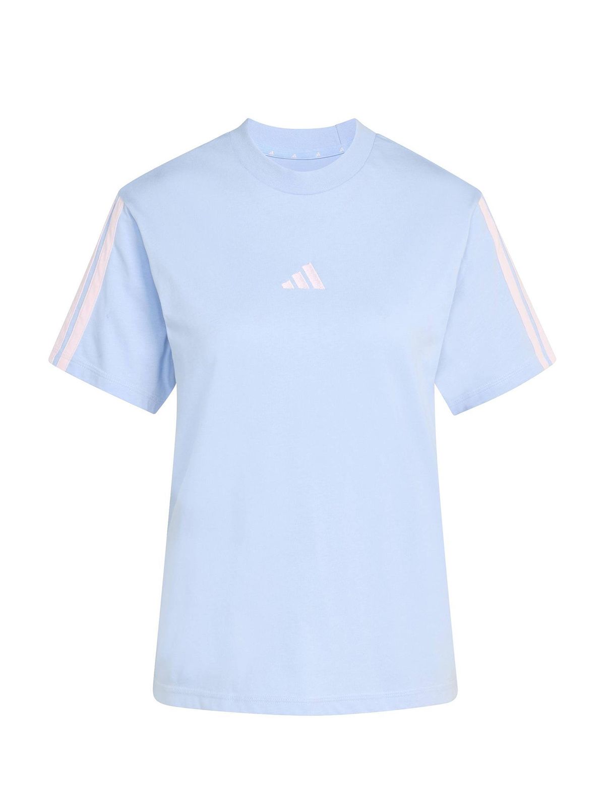 Adidas Μπλούζα Essentials 3-Stripes Cotton Tee Μπλε