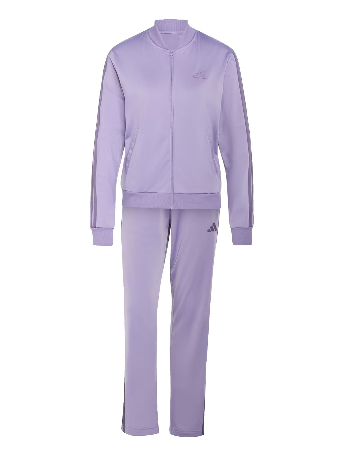 Adidas Σετ Φόρμας Essentials 3-Stripes Tracksuit Μωβ