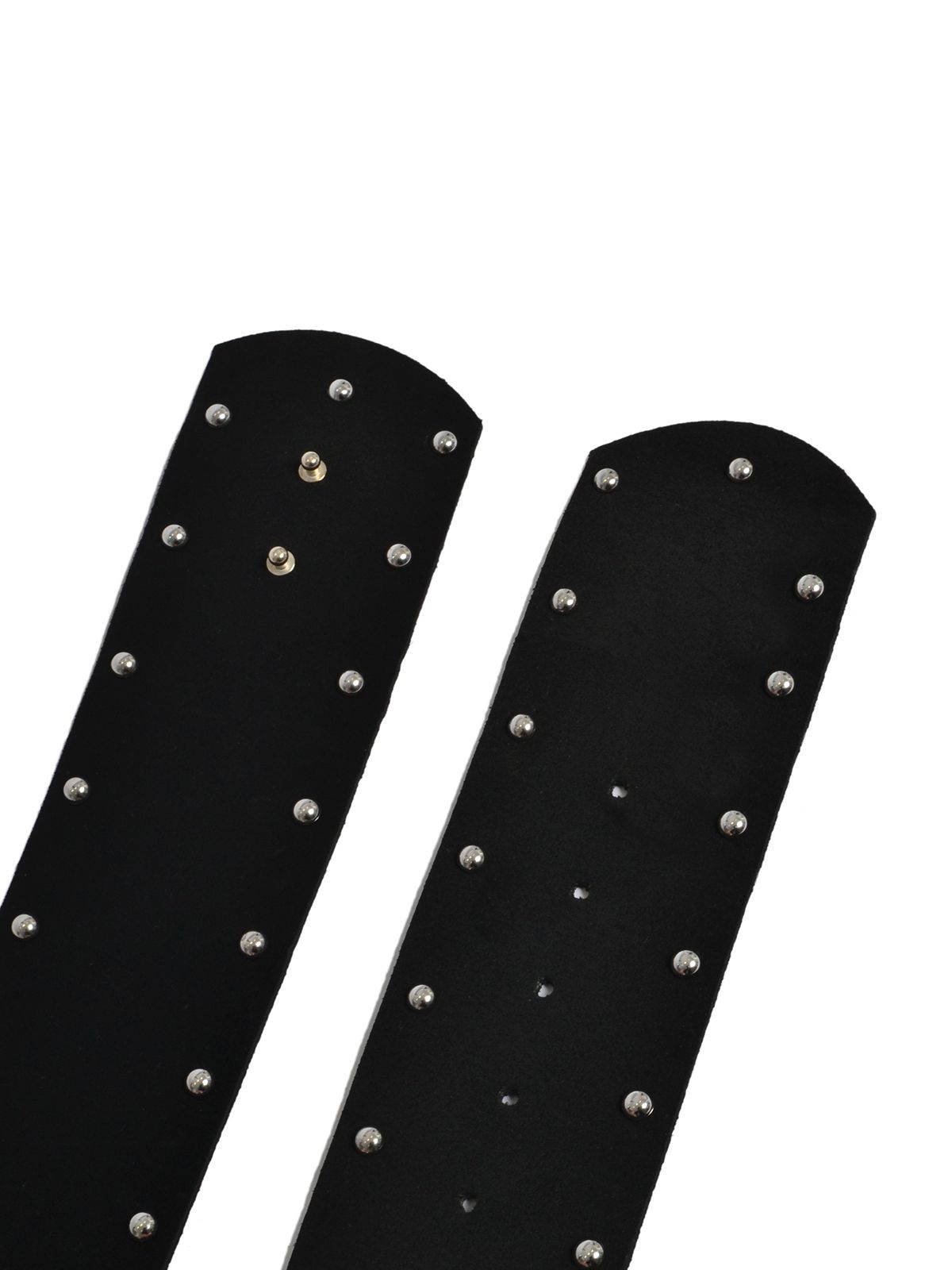 Suede leather studded belt
