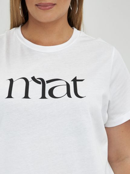 Μπλούζα t-shirt με mat logo