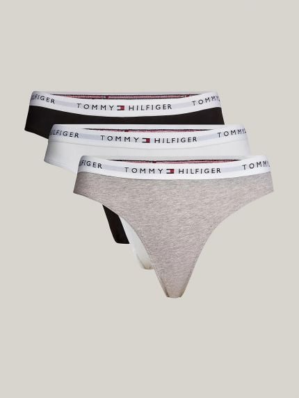 3 Pack Logo Waistband Stretch Cotton Briefs