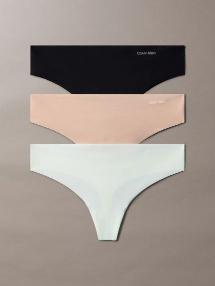 3 Pack Thongs - Invisibles