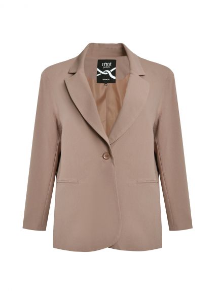 Basic blazer with tailored fit