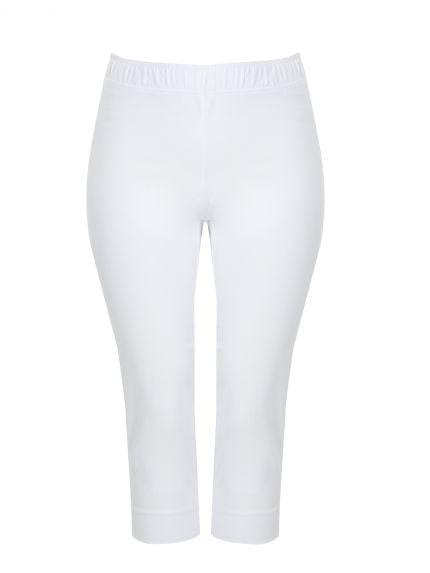 Basic cotton capri pants