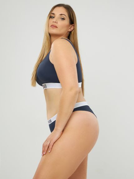 Σλιπ μαγιό brazilian - Twilight Navy