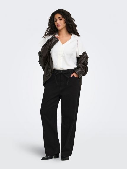Cargianna mid waist balloon fit jeans