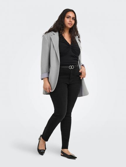 Carsnow super-high waist skinny fit jeans