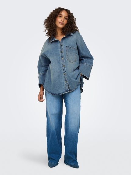 Carwilly high waist wide leg fit jeans