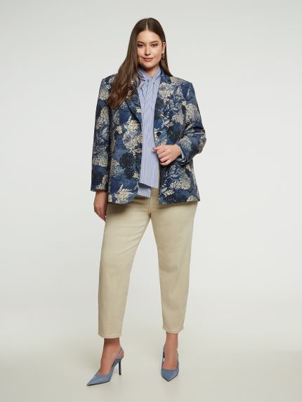 Floral tailored blazer