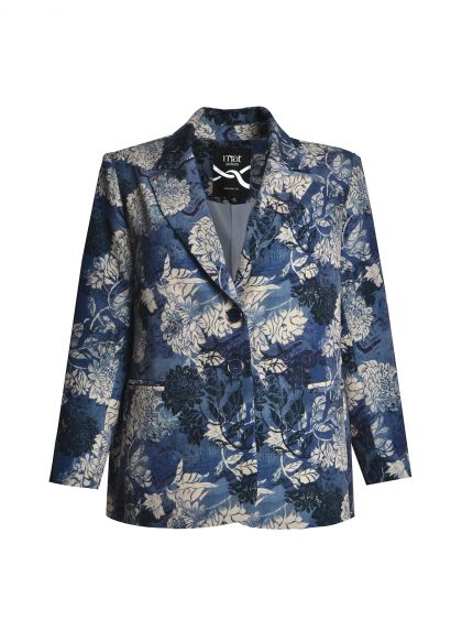 Floral tailored blazer