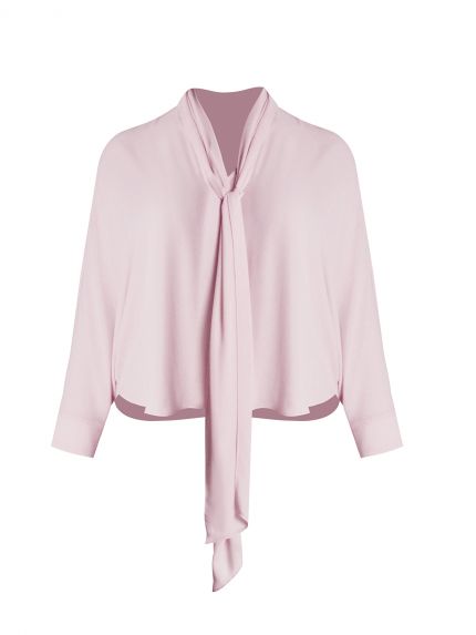 Flowing V-neck blouse