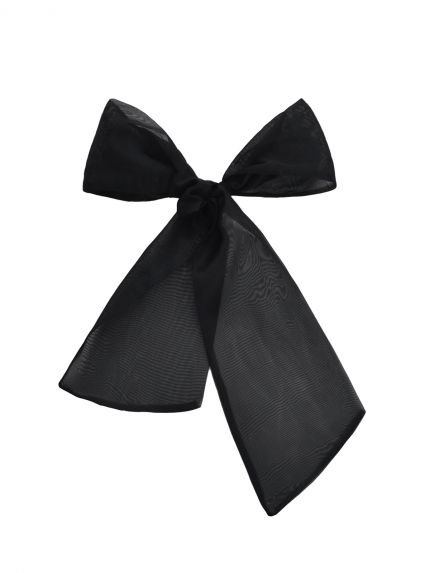 Sheer organza bow